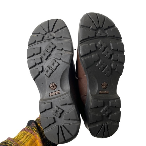 Timberland Mens Size 7.5M Brown Leather Smart Comfort System Casual Oxford Shoes - Picture 5 of 9